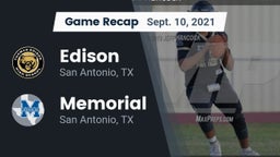 Recap: Edison  vs. Memorial  2021