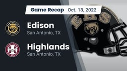 Recap: Edison  vs. Highlands  2022