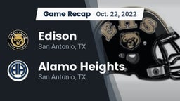 Recap: Edison  vs. Alamo Heights  2022