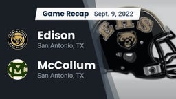 Recap: Edison  vs. McCollum  2022