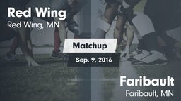Matchup: Red Wing  vs. Faribault  2016
