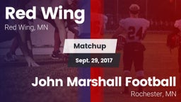 Matchup: Red Wing  vs. John Marshall Football 2017