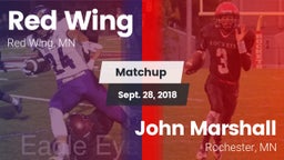 Matchup: Red Wing  vs. John Marshall  2018