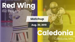 Matchup: Red Wing  vs. Caledonia  2019