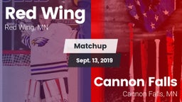 Matchup: Red Wing  vs. Cannon Falls  2019