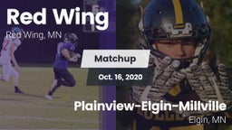 Matchup: Red Wing  vs. Plainview-Elgin-Millville  2020
