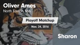 Matchup: Oliver Ames vs. Sharon 2016