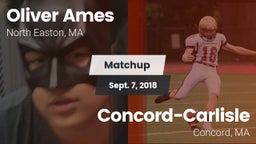 Matchup: Oliver Ames vs. Concord-Carlisle  2018