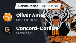 Recap: Oliver Ames  vs. Concord-Carlisle  2018