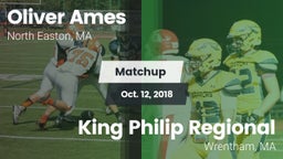 Matchup: Oliver Ames vs. King Philip Regional  2018