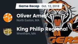 Recap: Oliver Ames  vs. King Philip Regional  2018