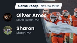 Recap: Oliver Ames  vs. Sharon  2022