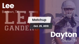 Matchup: Lee  vs. Dayton  2019