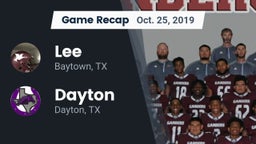 Recap: Lee  vs. Dayton  2019