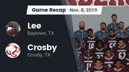 Recap: Lee  vs. Crosby  2019