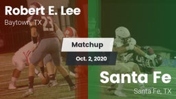 Matchup: Lee  vs. Santa Fe  2020