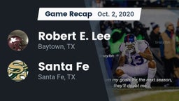 Recap: Robert E. Lee  vs. Santa Fe  2020
