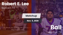 Matchup: Lee  vs. Ball  2020