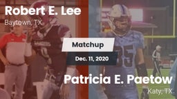 Matchup: Lee  vs. Patricia E. Paetow  2020