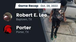 Recap: Robert E. Lee  vs. Porter  2022