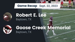 Recap: Robert E. Lee  vs. Goose Creek Memorial  2023