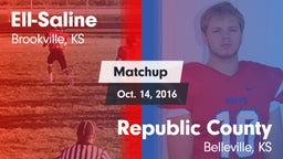 Matchup: Ell-Saline High vs. Republic County  2016