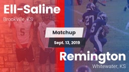 Matchup: Ell-Saline High vs. Remington  2019
