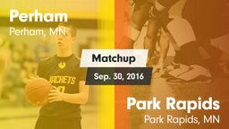 Matchup: Perham  vs. Park Rapids  2016