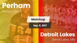 Matchup: Perham  vs. Detroit Lakes  2017