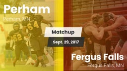 Matchup: Perham  vs. Fergus Falls  2017