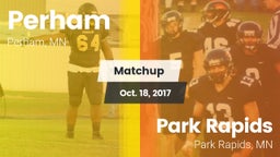 Matchup: Perham  vs. Park Rapids  2017