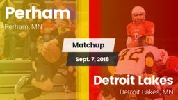 Matchup: Perham  vs. Detroit Lakes  2018