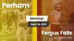 Matchup: Perham  vs. Fergus Falls  2019