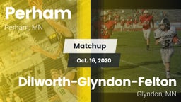 Matchup: Perham  vs. Dilworth-Glyndon-Felton  2020