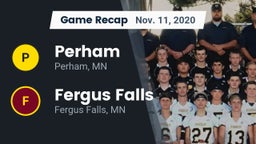 Recap: Perham  vs. Fergus Falls  2020