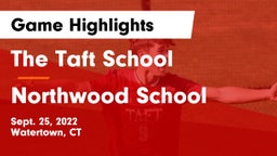 The Taft School vs Northwood School Game Highlights - Sept. 25, 2022