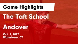 The Taft School vs Andover Game Highlights - Oct. 1, 2022
