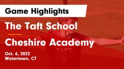 The Taft School vs Cheshire Academy  Game Highlights - Oct. 6, 2022