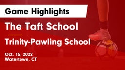 The Taft School vs Trinity-Pawling School Game Highlights - Oct. 15, 2022