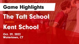 The Taft School vs Kent School Game Highlights - Oct. 29, 2022