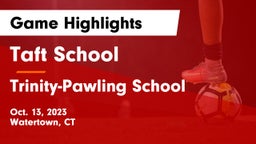 Taft School vs Trinity-Pawling School Game Highlights - Oct. 13, 2023