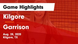 Kilgore  vs Garrison Game Highlights - Aug. 28, 2020