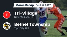 Recap: Tri-Village  vs. Bethel Township  2017
