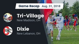 Recap: Tri-Village  vs. Dixie  2018