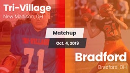 Matchup: Tri-Village High vs. Bradford  2019