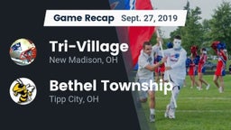 Recap: Tri-Village  vs. Bethel Township  2019