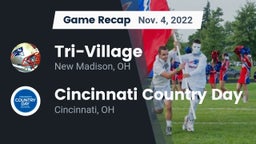 Recap: Tri-Village  vs. Cincinnati Country Day  2022