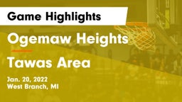 Ogemaw Heights  vs Tawas Area  Game Highlights - Jan. 20, 2022