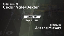 Matchup: Cedar Vale/Dexter Hi vs. Altoona-Midway  2016