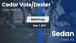 Matchup: Cedar Vale/Dexter Hi vs. Sedan  2017